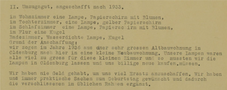 Extract from the relocation list of Henny and Siegfried Insel for the Hanover foreign currency office, 14 February 1939. © Niedersächsisches Landesarchiv, Hannover site
