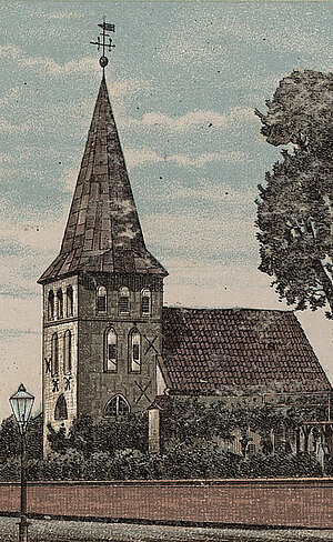 Linde und Kapelle auf dem Gertrudenkirchhof, o.D. © Stadtmuseum Oldenburg.