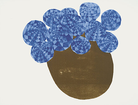 Nobuko Watabiki, Ohne Titel, Lithografie, 2025 © Griffelkunst/Michael Pfisterer