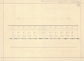 Heinrich Carl Slevogt: Entwurf für eine Kasernenanlage, 1815 © Stadtmuseum