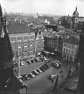 Markt, 1953. Quelle: Stadtmuseum