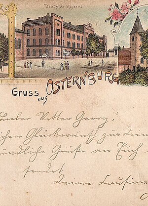 Postkarte Gruss aus Osternburg © Stadtmuseum Oldenburg