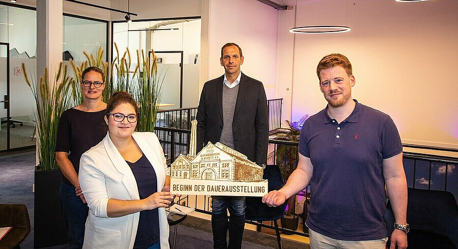 Stadtmuseum und Glaswerk stellten die neue Dauerausstellung zur Oldenburgischen Glashütte vor, Foto Glaswerk