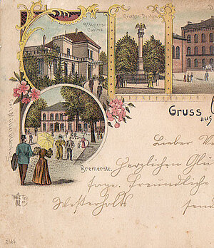 Postkarte, Gruss aus Osternburg © Stadtmuseum Oldenburg
