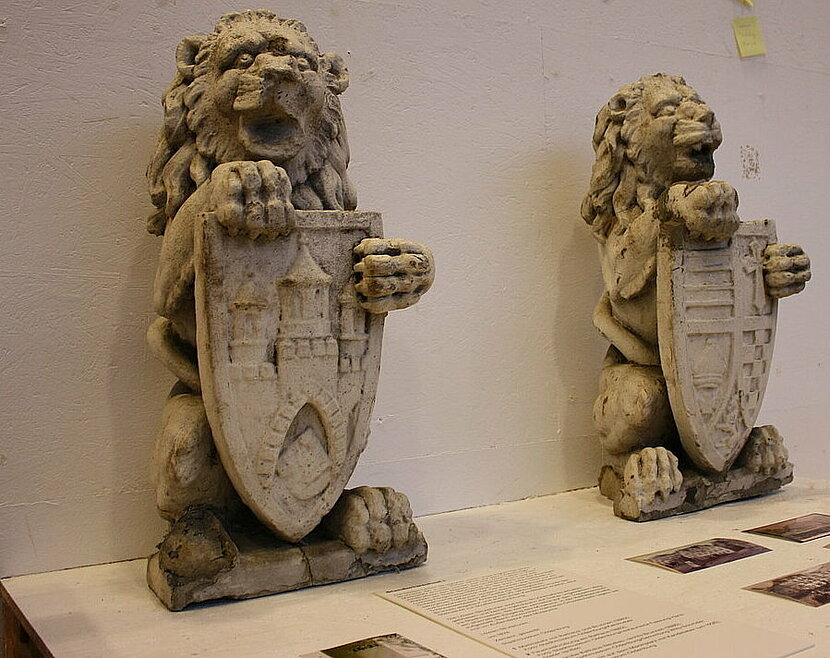 Fundstück: Löwen-Skulpturen. Foto: Stadtmuseum Oldenburg