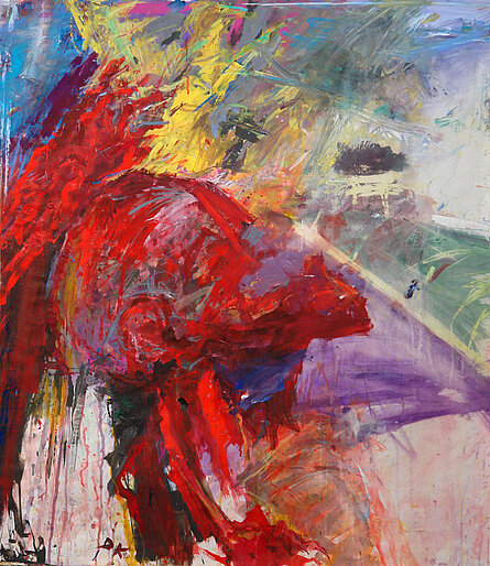 Wir sind wie das Gras, zu Johann P. Tammen, Gouache, 1990. © Stadtmuseum Oldenburg 