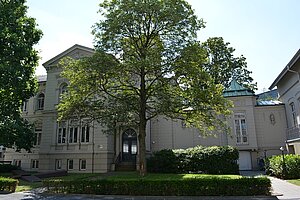 Francksen-Villa von der Raiffeisenstraße aus. Foto: Stadtmuseum