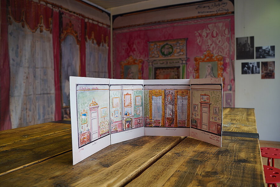 Die Gestaltung der Villen war bereits im Projektraum_4 Thema © Stadtmuseum Oldenburg