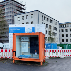 Der Container an der Lappan-Kreuzung © Stadtmuseum Oldenburg 