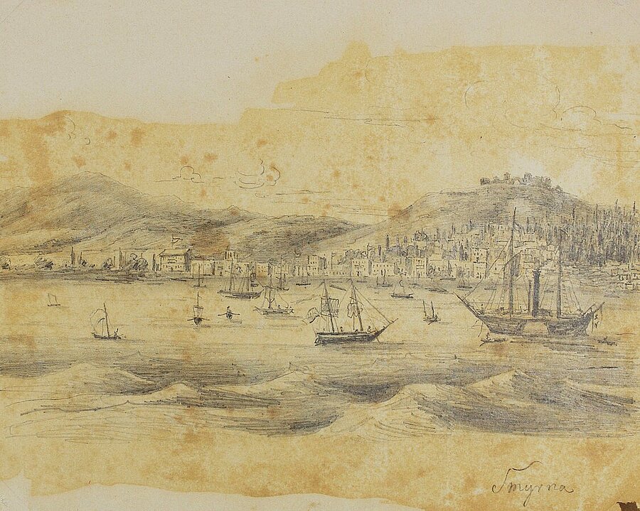 Skizzenbuch Dalwigk, Smyrna © Stadtmuseum Oldenburg