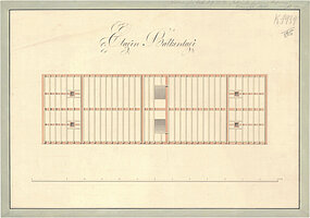 Heinrich Carl Slevogt: Entwurf für eine Kasernenanlage, 1815 © Stadtmuseum