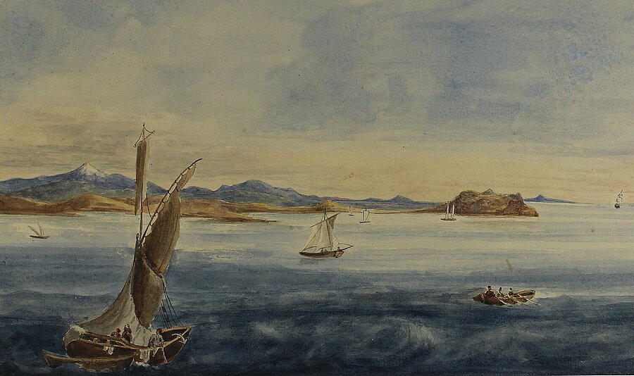 Skizzenbuch Dalwigk, Berg Ida © Stadtmuseum Oldenburg