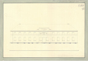 Heinrich Carl Slevogt: Entwurf für eine Kasernenanlage, 1815 © Stadtmuseum