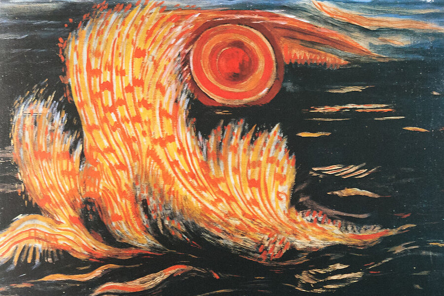 Franz Radziwill: „Die Welle“, Öl auf Leinwand, 1921/22 © VG Bild-Kunst, Bonn 2023