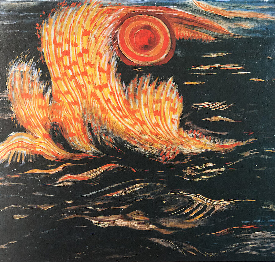 Franz Radziwill: „Die Welle“, Öl auf Leinwand, 1921/22 © VG Bild-Kunst, Bonn 2023.