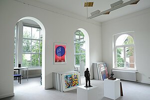 Blick in die Artothek. Foto: Stadt Oldenburg