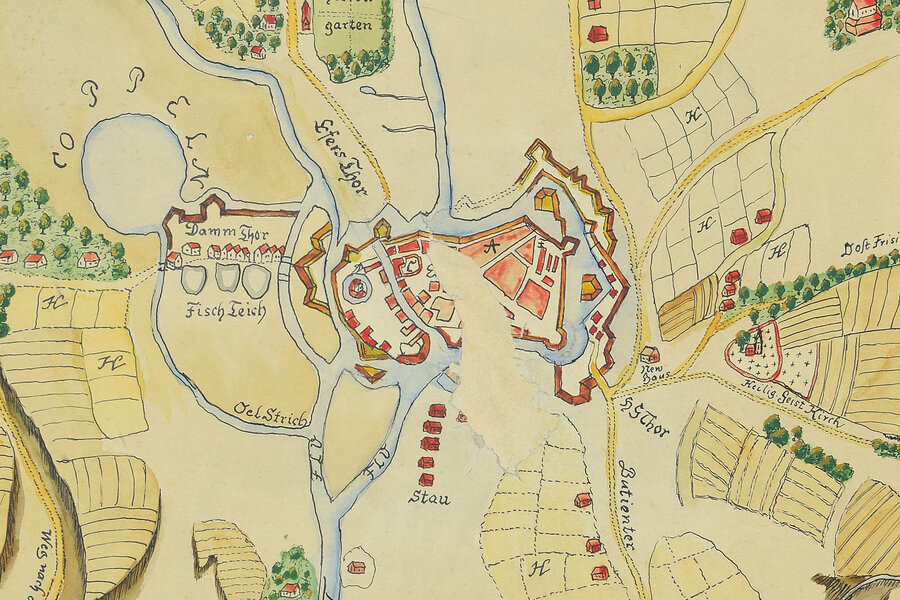 Karte aus dem Jahr 1571. Bild: Stadtmuseum Oldenburg