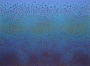 Hugo Boguslawski, Schwarm, 2007, Öl auf Leinwand