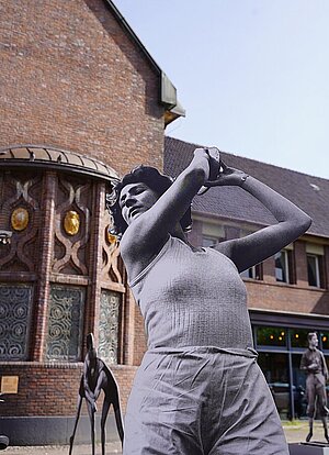 Skulptur von Leichtathletin Martha Jacob © Stadtmuseum Oldenburg