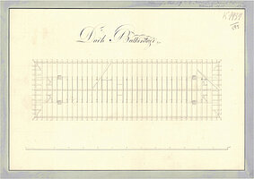 Heinrich Carl Slevogt: Entwurf für eine Kasernenanlage, 1815 © Stadtmuseum