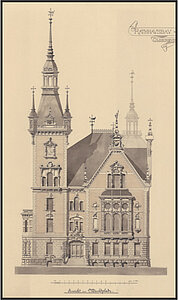 Rathausentwurf: unbekannter Architekt © Stadtmuseum