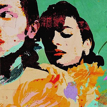 Katja Gohe, Flowers Blooming, Digitalcollage, 2024 © Katja Gohe